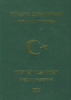 Hususi Pasaport Örneği